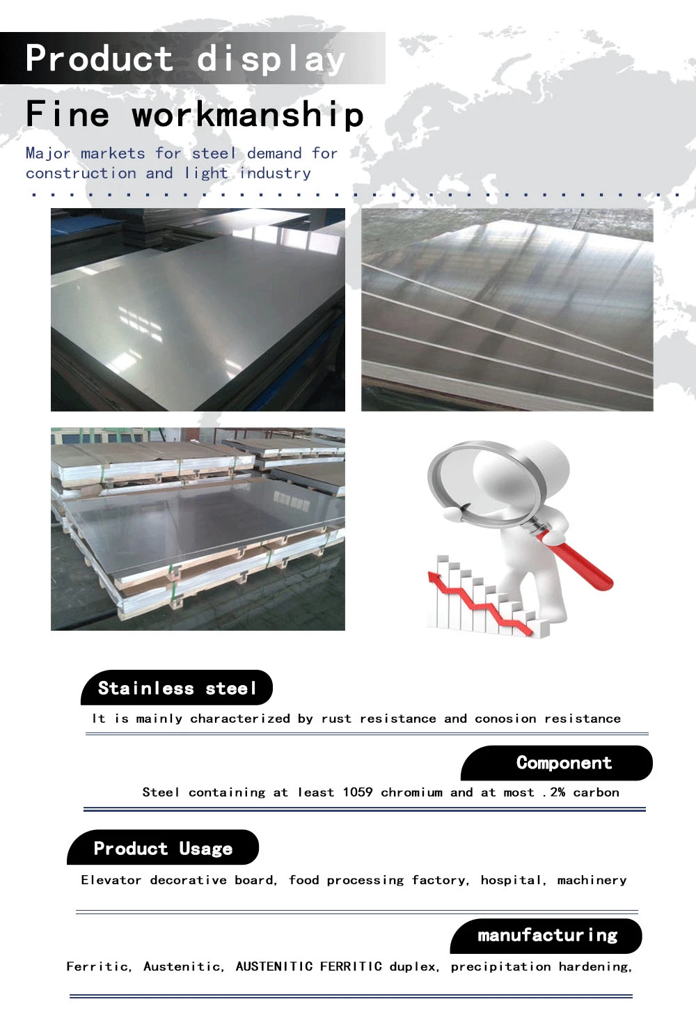 High Quality Stair Handrail Stainless Steel SUS304 316 Round Oval Pipe Tubes
