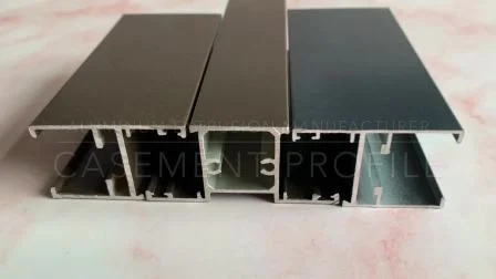 Aluminium Door Section Casement Profile with Stainless Steel Screen